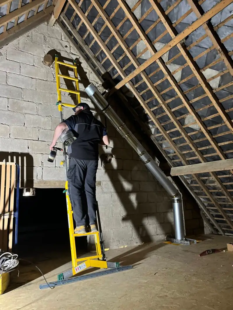 boudbois o poele installation de poele a vire realisation 30